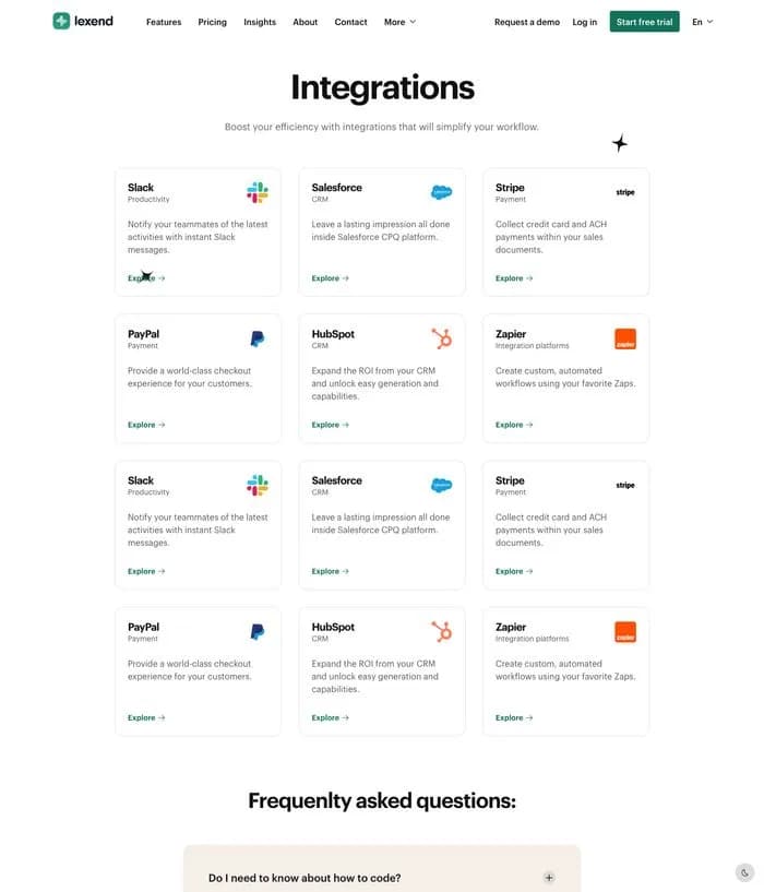 Integrations